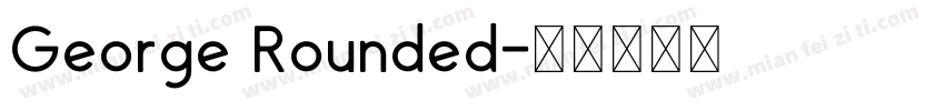George Rounded字体转换